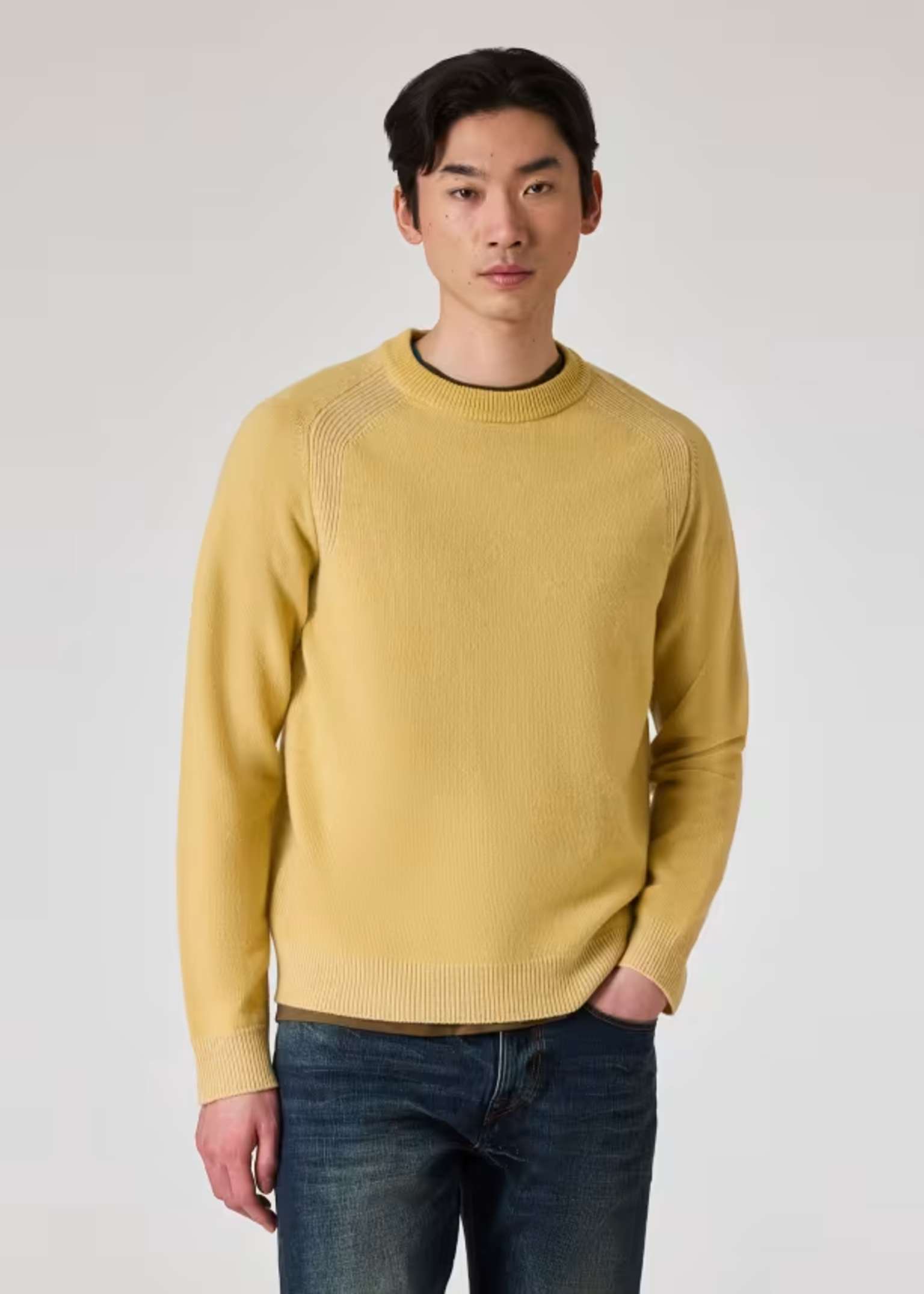 Deadstock Paul Smith Two Tone Knitted Sweater XXL Rare Blue